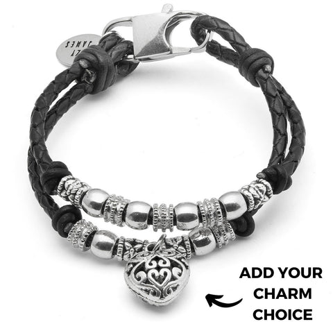 Pandora Moments Seashell Clasp Turquoise Braided Leather Bracelet |  Sterling silver | Pandora US