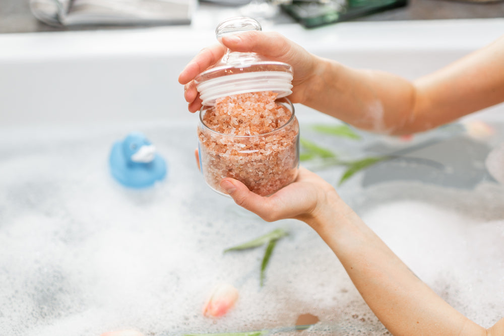 Epsom salt baths and skin reactions