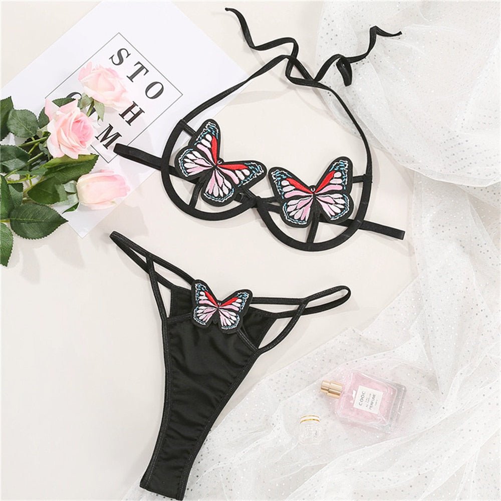 1000px x 1000px - Get Playful & Sexy with Butterfly Babe See Through Lingerie - â€“ RARAOLALA