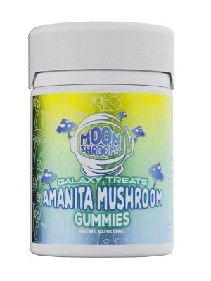 amanita mushroom gummies by galaxy treats