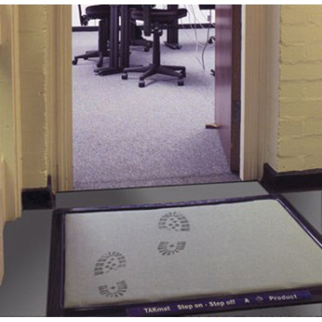 Tacky Traxx™ Blue Sticky Mat - Blue Cleanroom Tacky Floor Mats