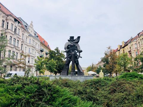 Monument of Sailor in Szczecin Poland