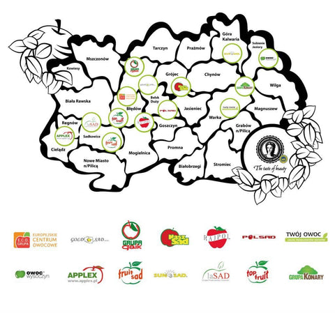 map-of-grojeckie-orchards