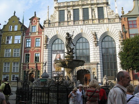 The Neptune Fountain Gdansk, Poland