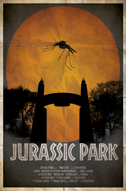 Ryan Black 'Jurassic Park' art poster – Striking Image