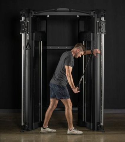 Tricep extensions on a functional trainer