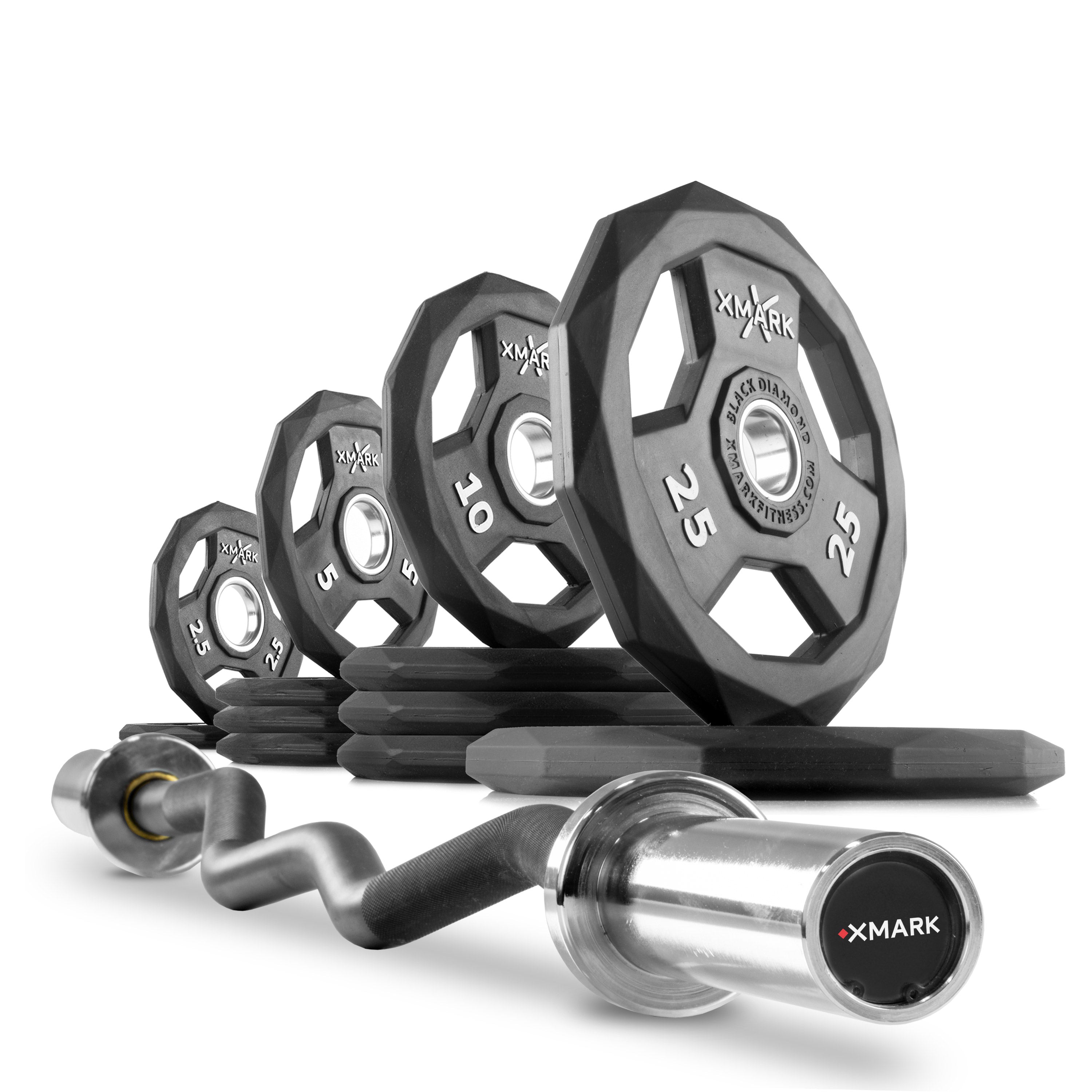 Black Diamond Curl Bar Set Builder