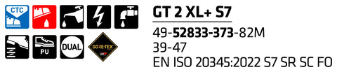 sievi gt 2 xl safety boot features