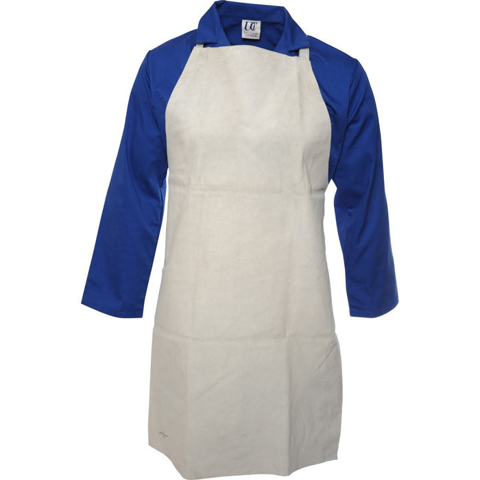 Heavy Duty Chrome Leather Apron with Ties — Safety Plus Limited