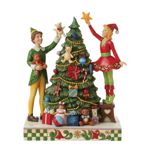 6013939-buddy-elf-jovie-elf-decorating-tree-christmas-jimshore1