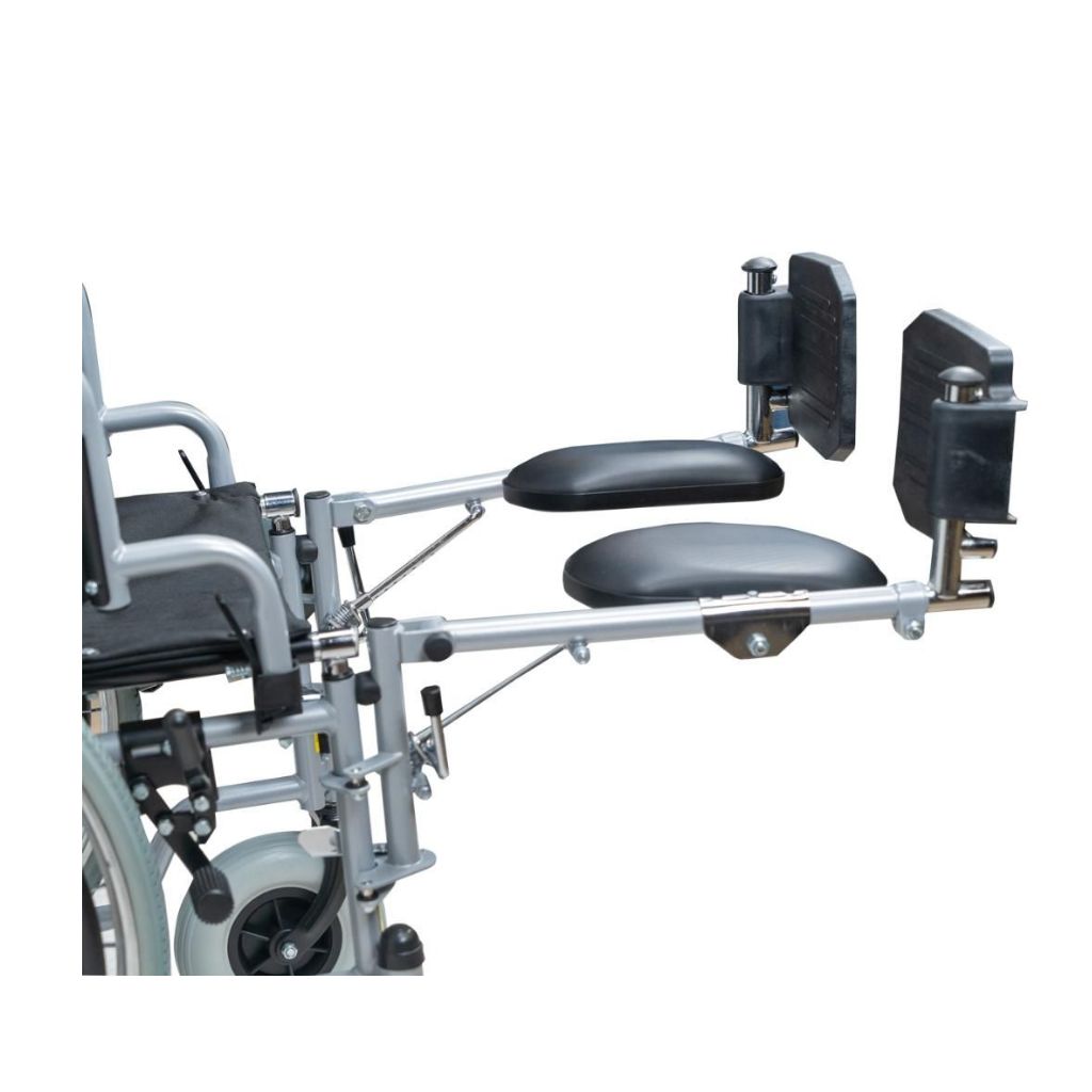 Billede af GEMINI letvægtskørestol eleverbar | MOBIAK - 16,5 kg, justerbare benstøtter (få benet i løftet position) - Eleverbar HØJRE