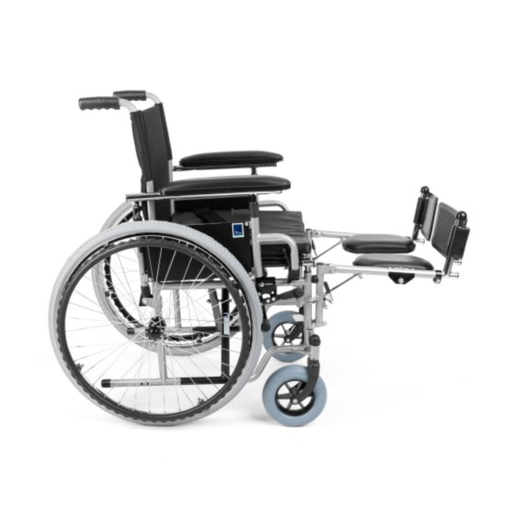 Se CLASSIC TIM letvægtskørestol | TIMAGO - 16,6 kg, inkl. siddepude, aftagelige hjul - Sædebredde 40 cm hos Billige Hjælpemidler