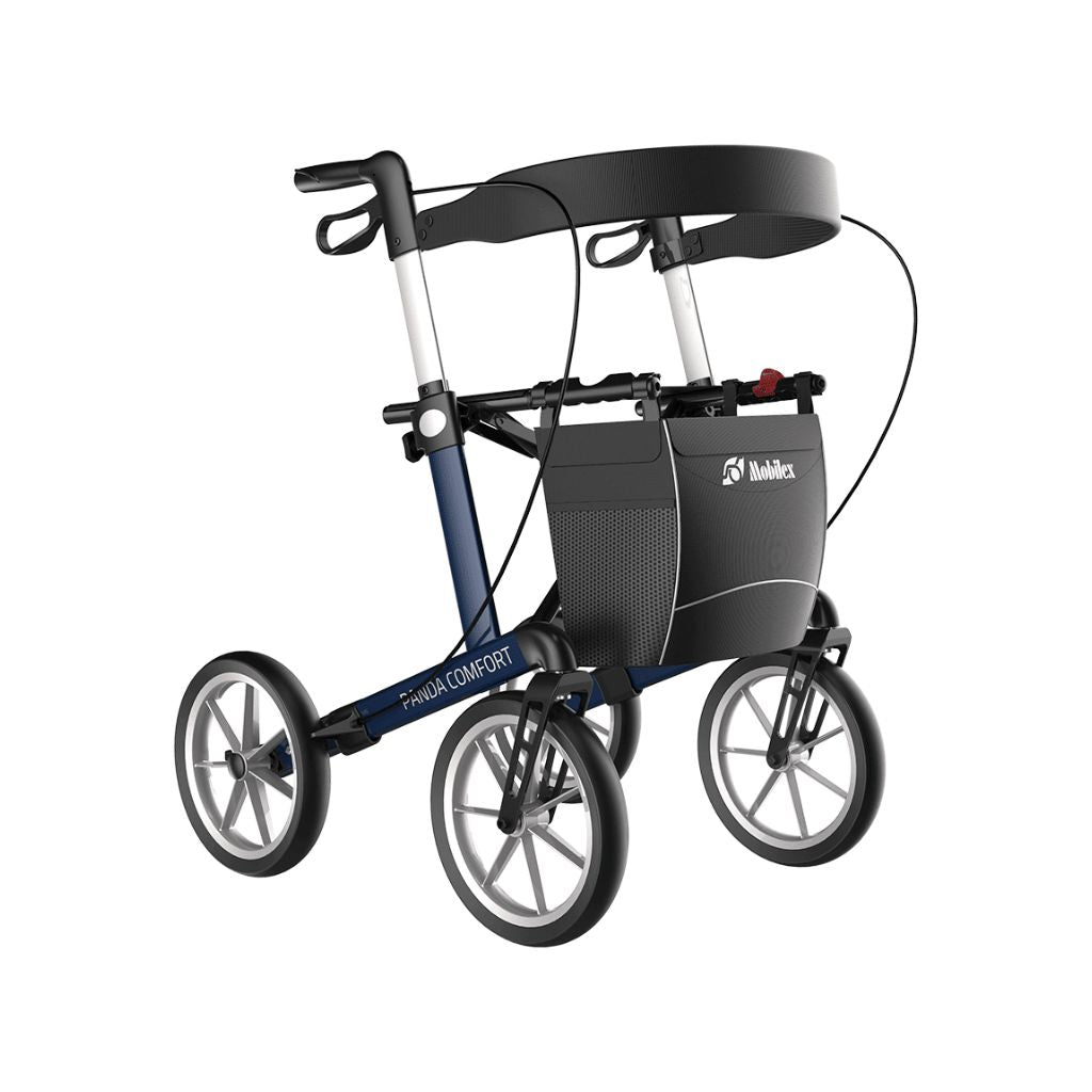 Billede af Panda Comfort rollator | Mobilex - 9,44 kg, komplet udstyrspakke, store hjul