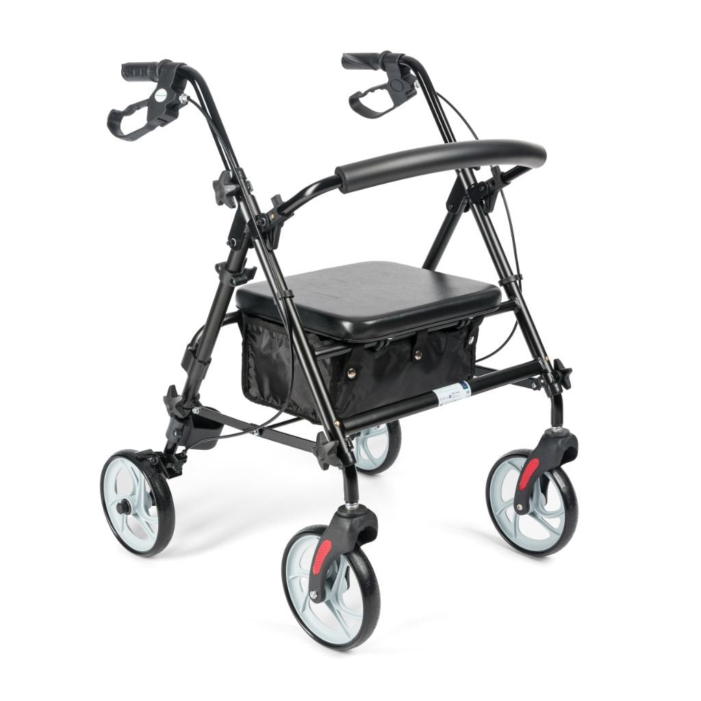 Billede af CARBON letvægtsrollator | TIMAGO - 7,2 kg, KOMPLET udstyrspakke, inden- og udendørs brug