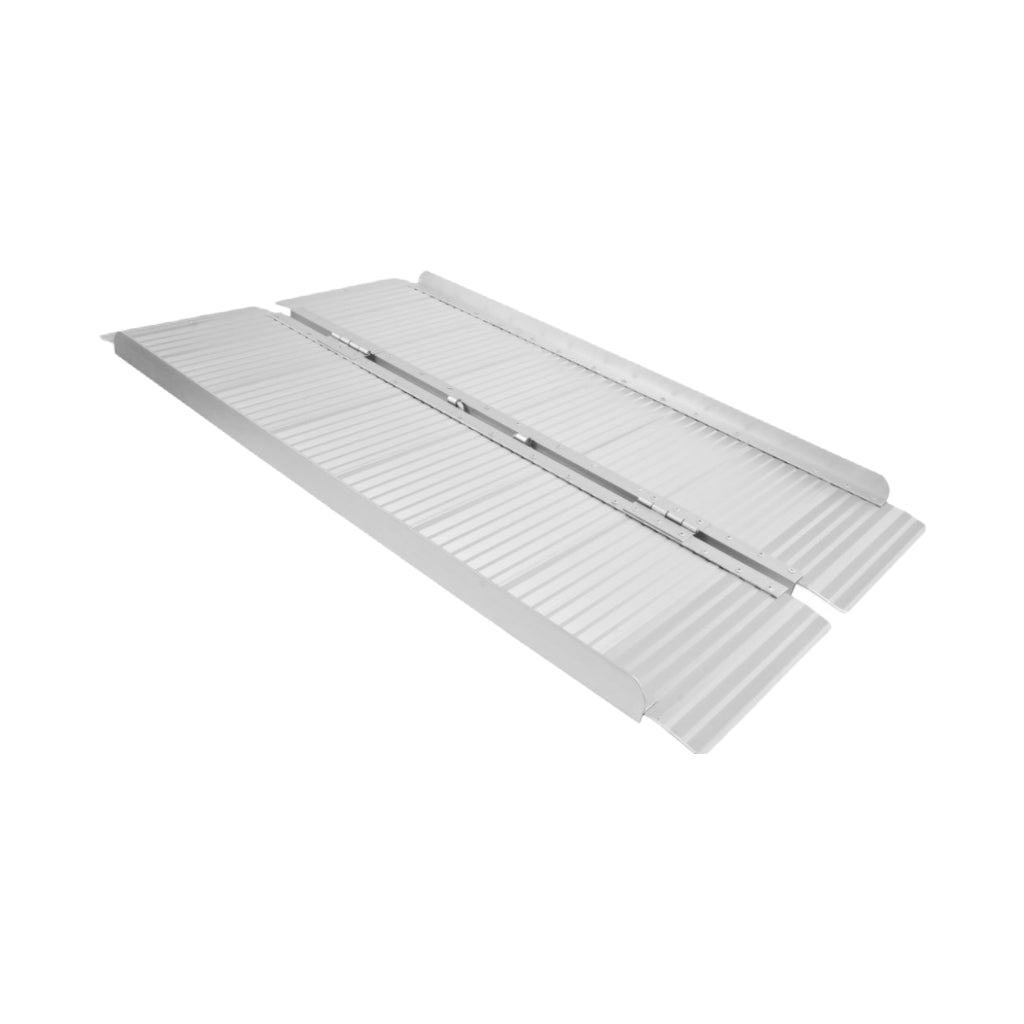 Se Kørestolsrampe aluminium - Foldbar - 150 cm hos Billige Hjælpemidler