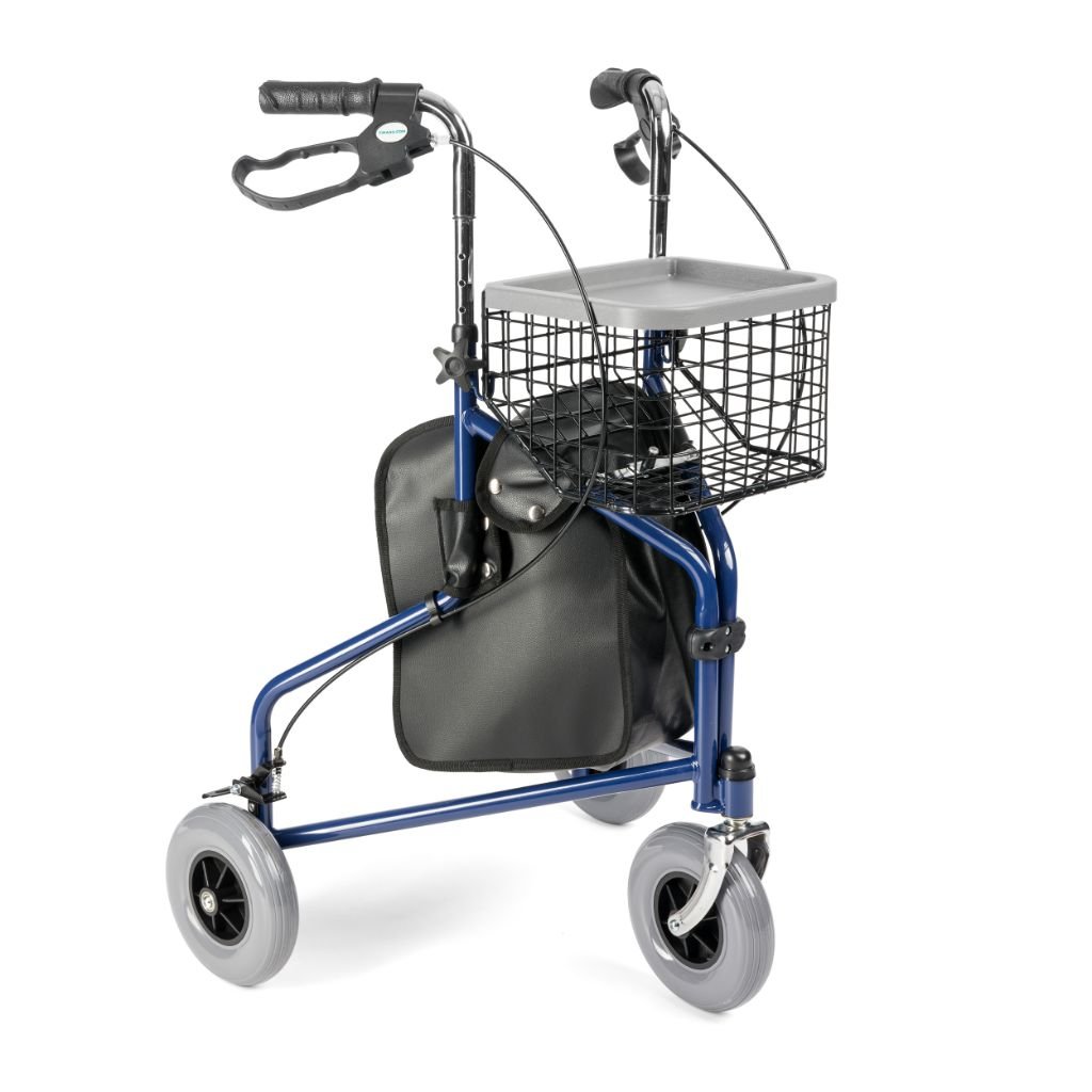 Billede af MONA trehjulet rollator | TIMAGO - 7,7 kg, prisvenlig, manøvredygtig