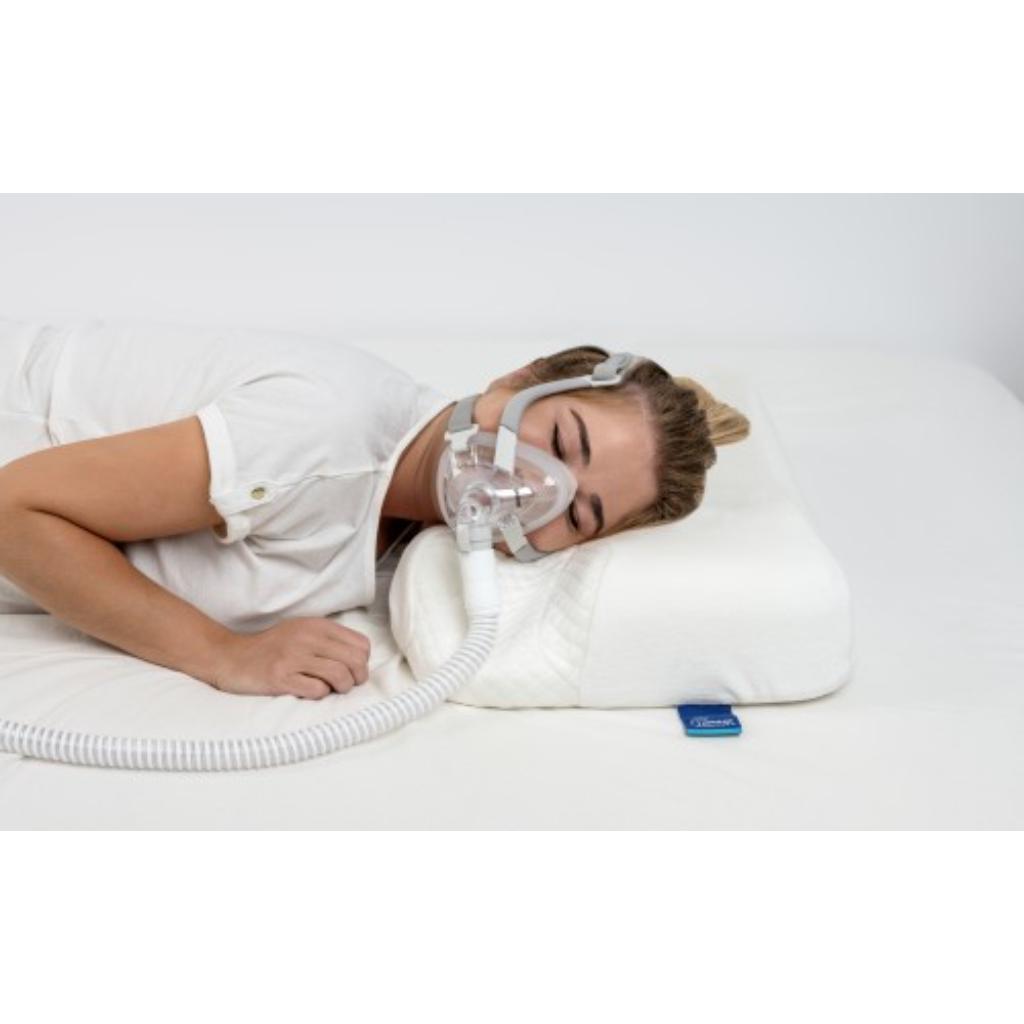 Billede af CPAP hovedpude - memoryskum og ergonomisk - Ideel til CPAP-behandling af søvnapnø, 50 x 30 x 10 cm
