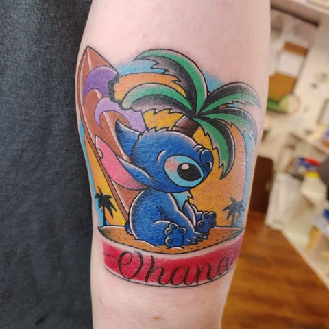 Découvrez mon tatouage Disney mettant en scène Stitch !