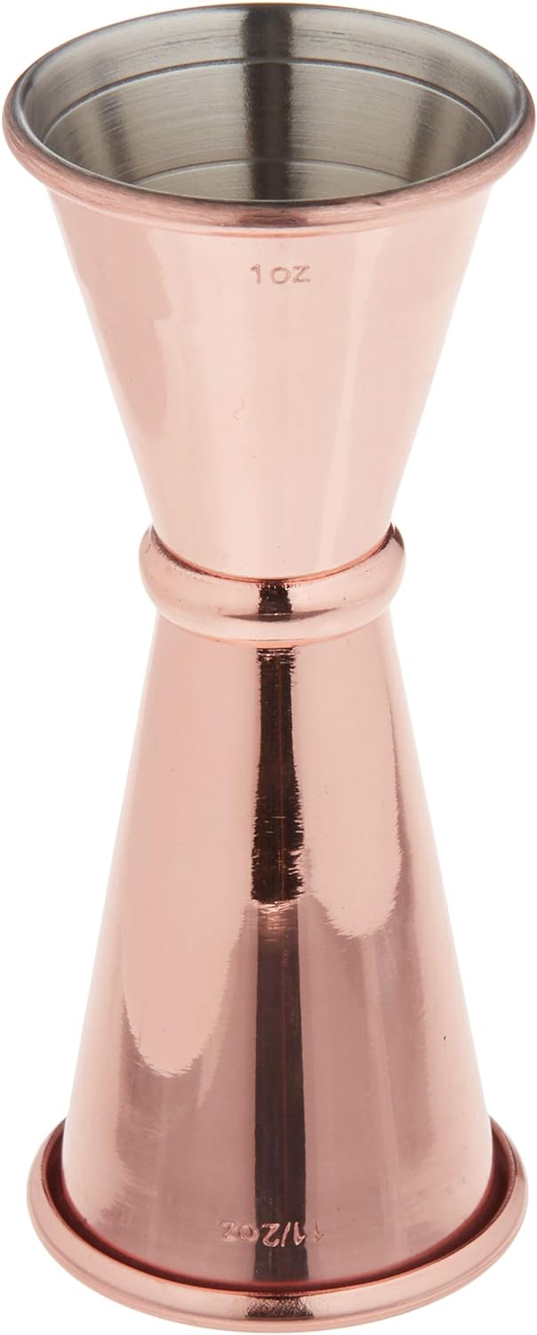 Barfly - 1 x 1.5 Oz Copper Plated Japanese Style Jigger - M37003CP