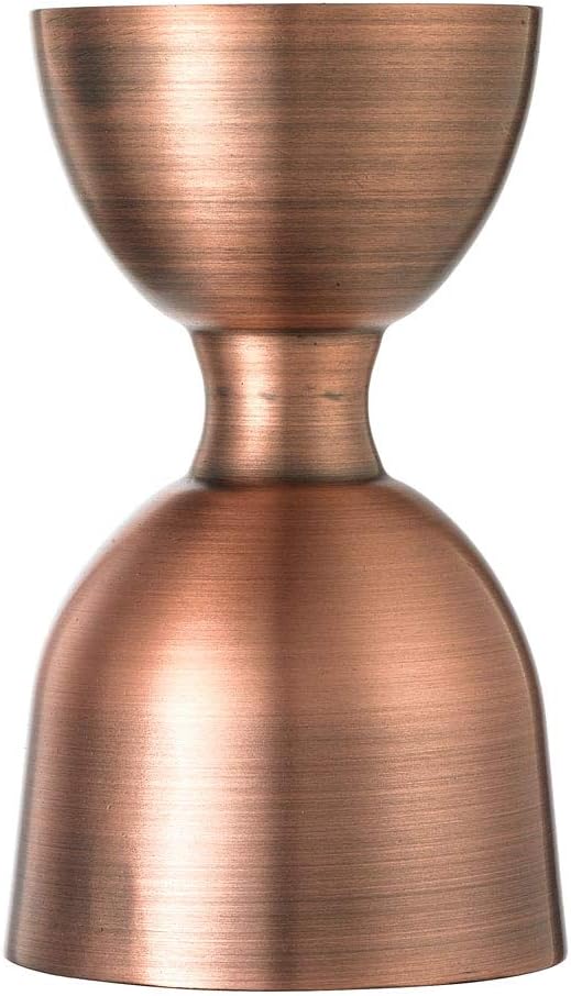 Barfly - 1 x 2 Oz Antique Copper Heavy-Duty Straight Rim Bell Jigger - M37006ACP