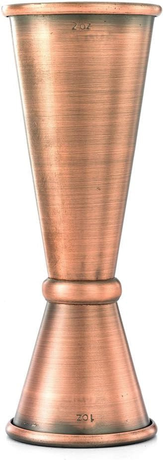 Barfly - 1 x 2 Oz Antique Copper Japanese Style Jigger - M37005ACP