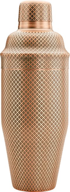 Barfly - Stainless Steel Antique Copper Diamond Lattice Japanese Style Replacement Cap For M37205ACP - M37205ACP-CAP