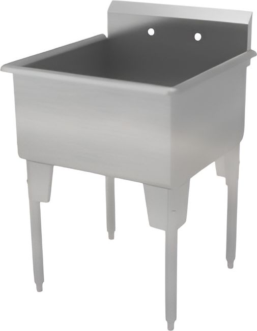 Franesse - 24" x 30" x 14" Stainless Steel Single Compartment Sink - S2430-14-O - ChefSupplies.ca product image