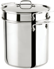 All-Clad - 12 QT Stainless Multi-Cooker Pot with Disc Bottom - E796S364