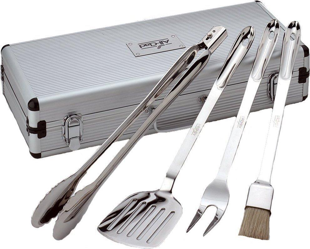 All-Clad - Stainless Steel BBQ Tool Set with Case - T147