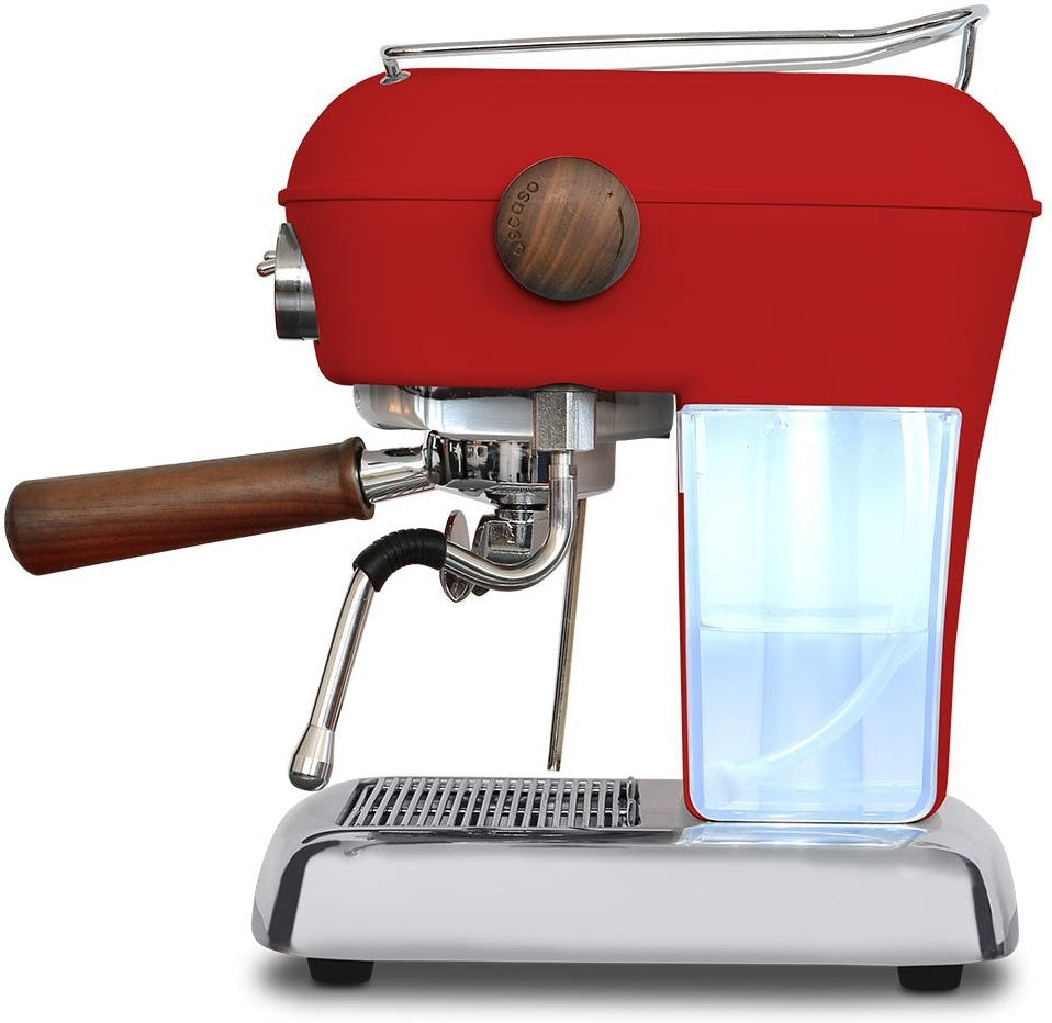 Ascaso - Dream PID Versatile Espresso Machine Matte Red/Wood - DR.610