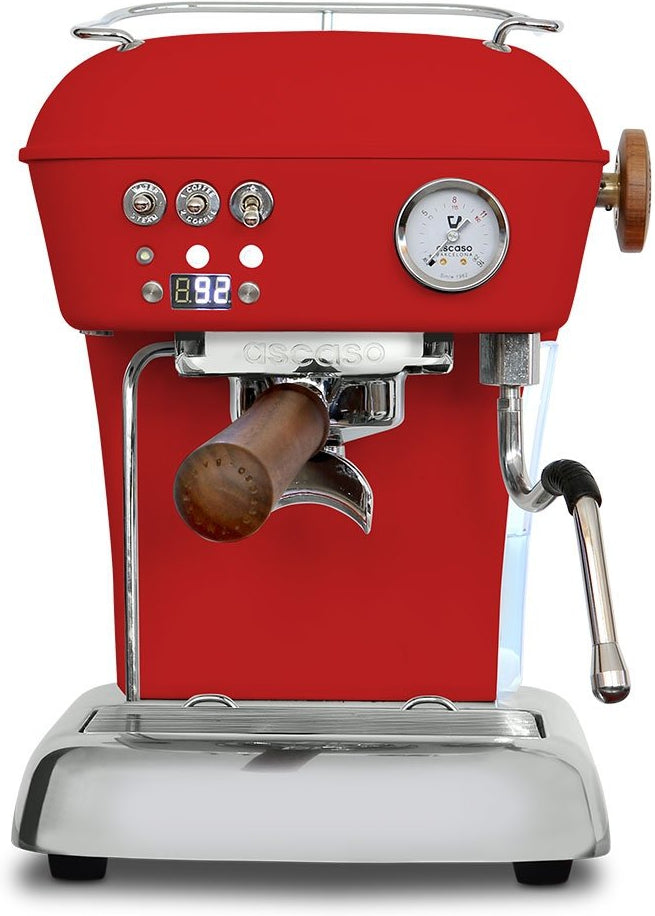 Ascaso - Dream PID Versatile Espresso Machine Matte Red/Wood - DR.610