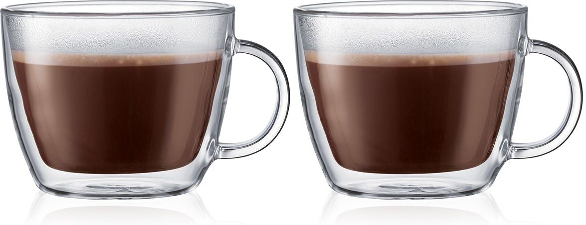 Bodum - Bistro 15 oz Café Latte Cups Set of 2 - 10608-10US