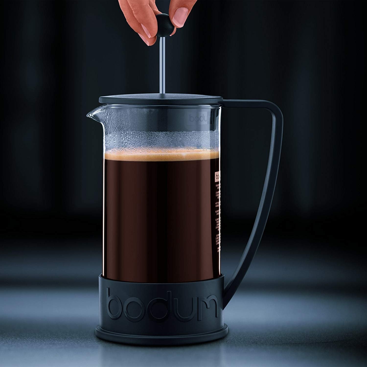 Bodum - Brazil 12 oz French Press Coffee Maker Black - 10948-01BUS