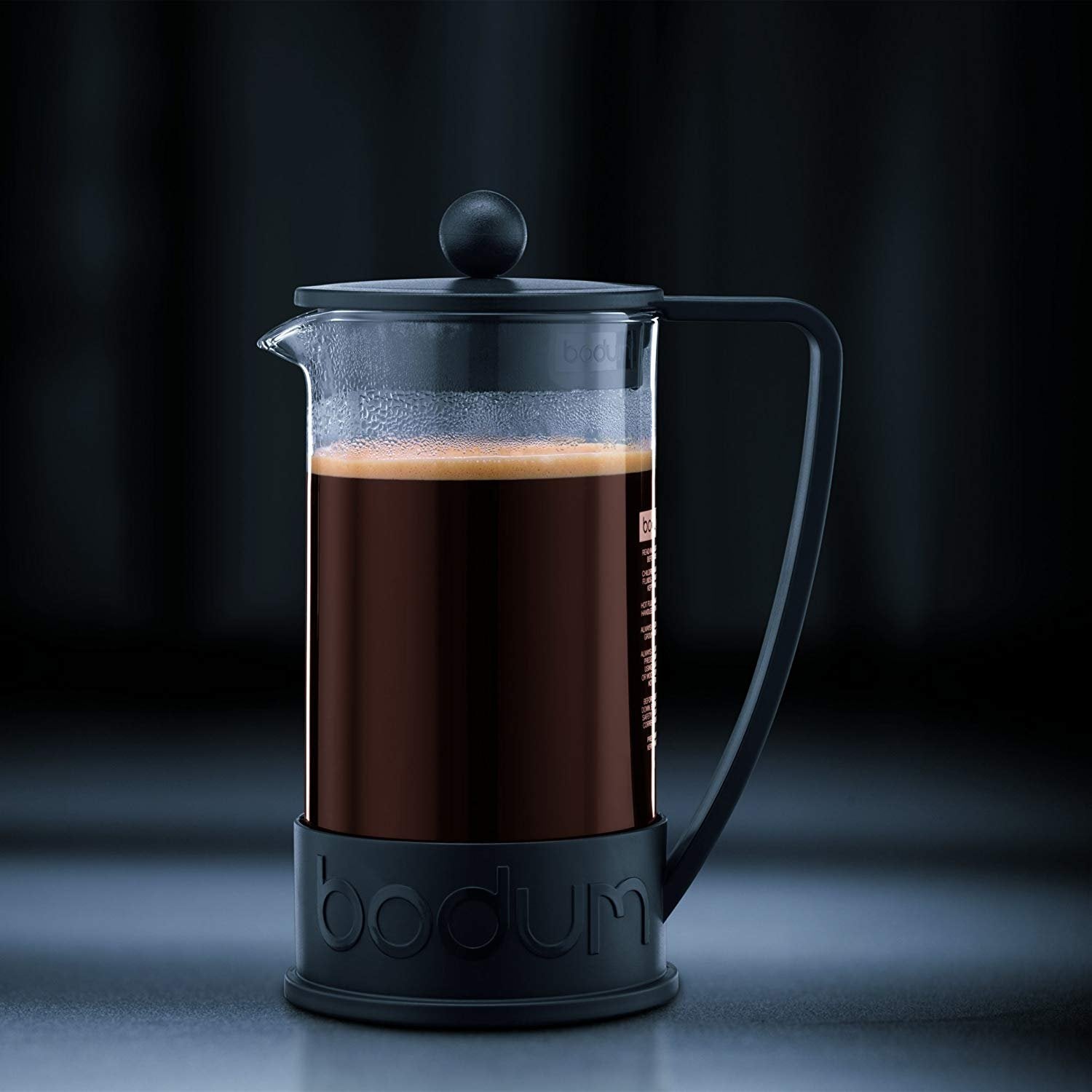 Bodum - Brazil 12 oz French Press Coffee Maker Black - 10948-01BUS