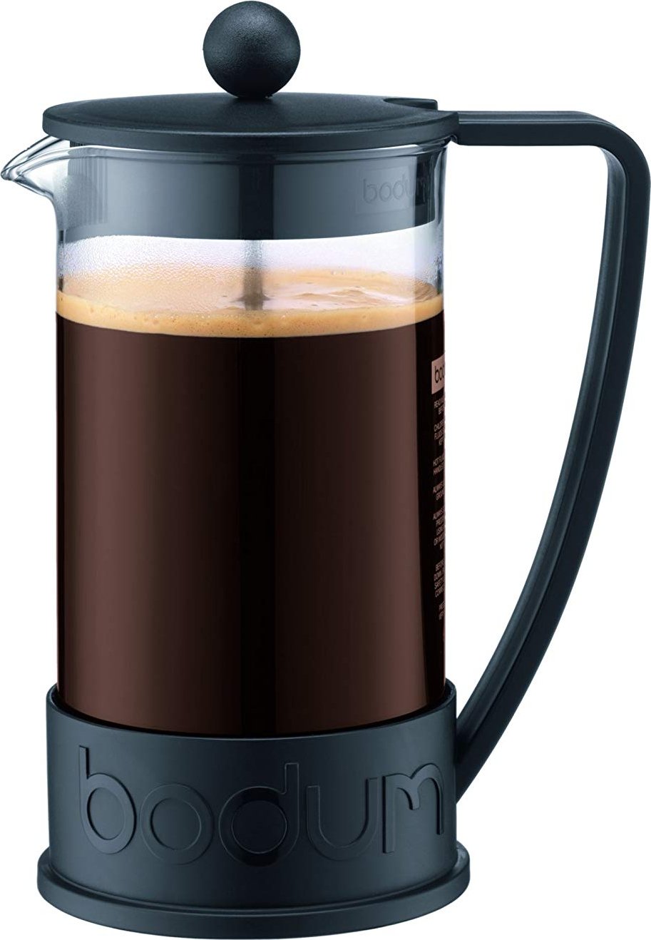 Bodum - Brazil 12 oz French Press Coffee Maker Black - 10948-01BUS