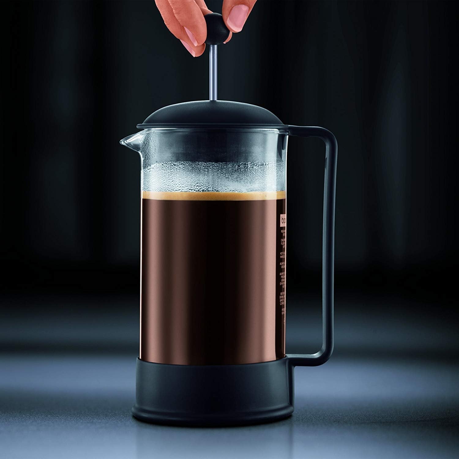 Bodum - Brazil 12 oz French Press Coffee Maker Black - 1543-01US