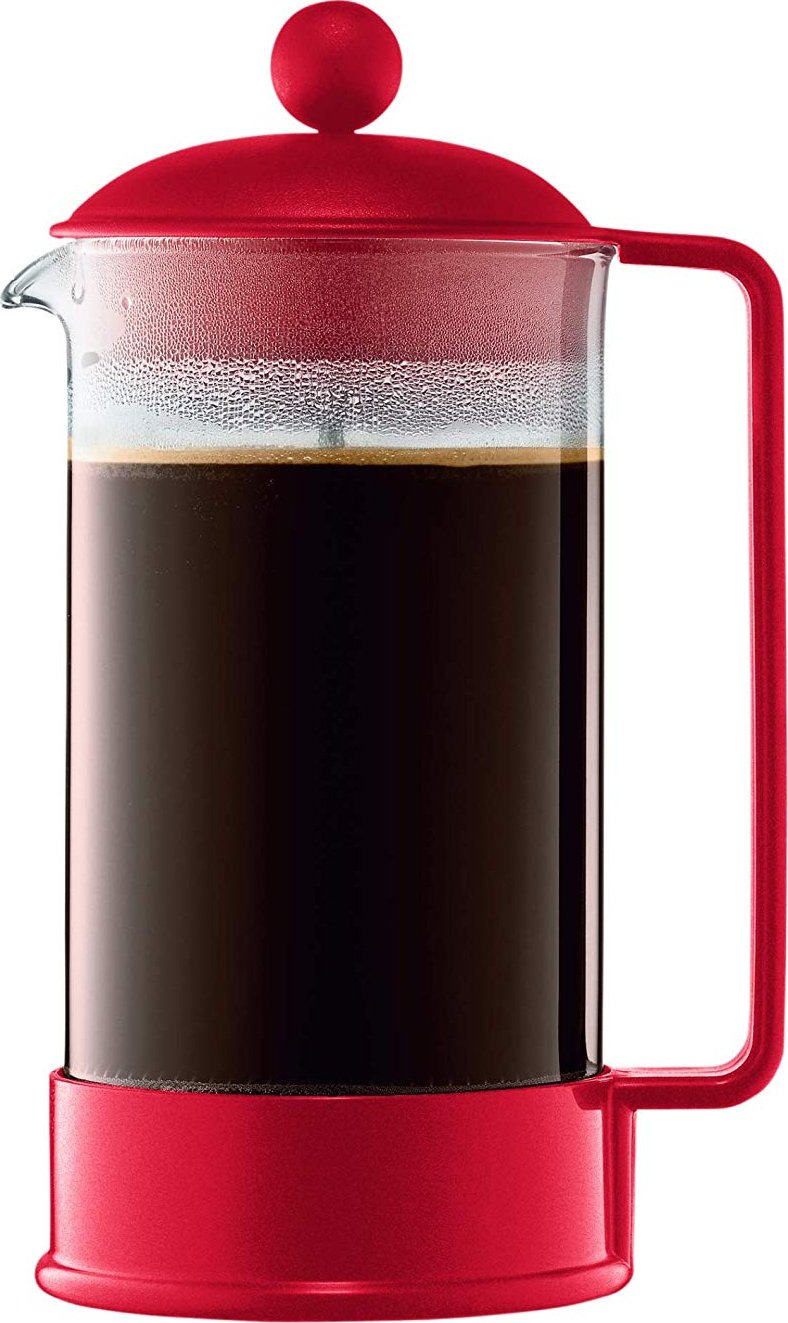 Bodum - Brazil 34 oz French Press Coffee Maker Red - 1548-294US