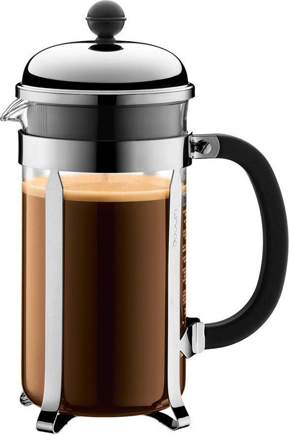 Bodum - Chambord 34 oz French Press Coffee Maker Chrome - 1928-16US4