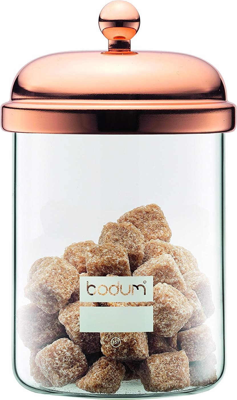 Bodum - Classic 17 oz Storage Jar with Copper Lid - 11713-18S