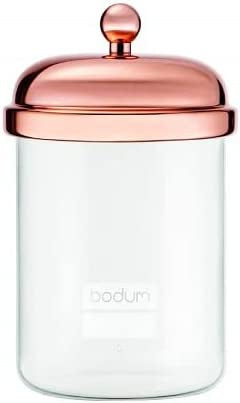 Bodum - Classic 17 oz Storage Jar with Copper Lid - 11713-18S