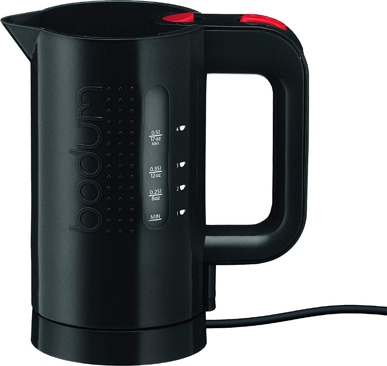 Bodum - Electric Water Kettle 17 oz Black - 11451-01US