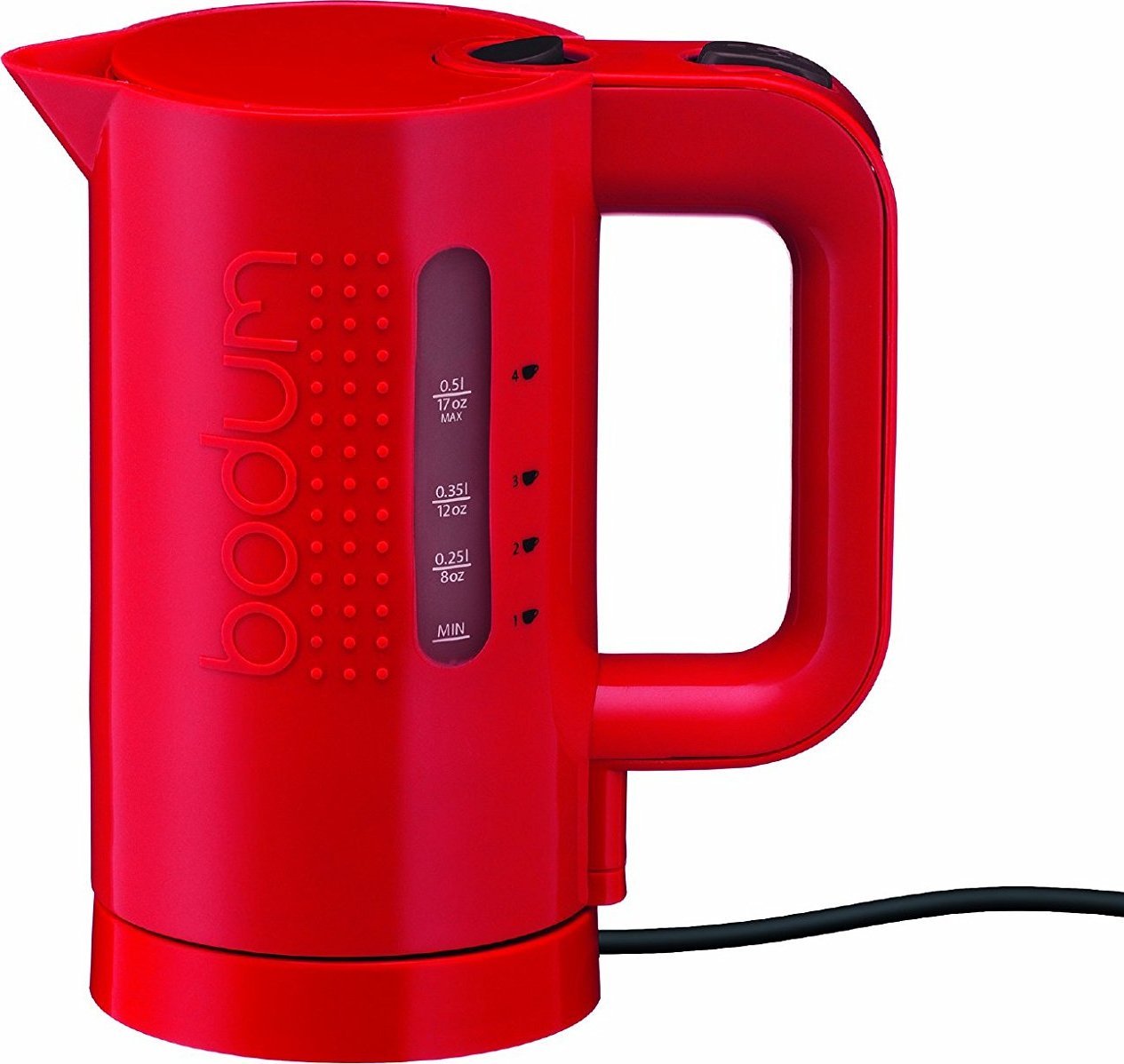 Bodum - Electric Water Kettle 17 oz Red - 11451-294US