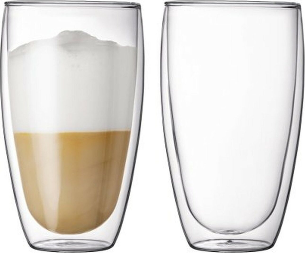 Bodum - Pavina 15 oz Glass Double Wall Set of 2 - 4560-10US4