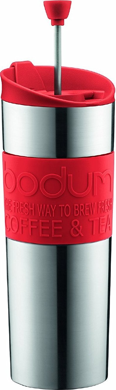 Bodum - Travel Press Double-Wall Stainless Steel Red - 11057-294BUS