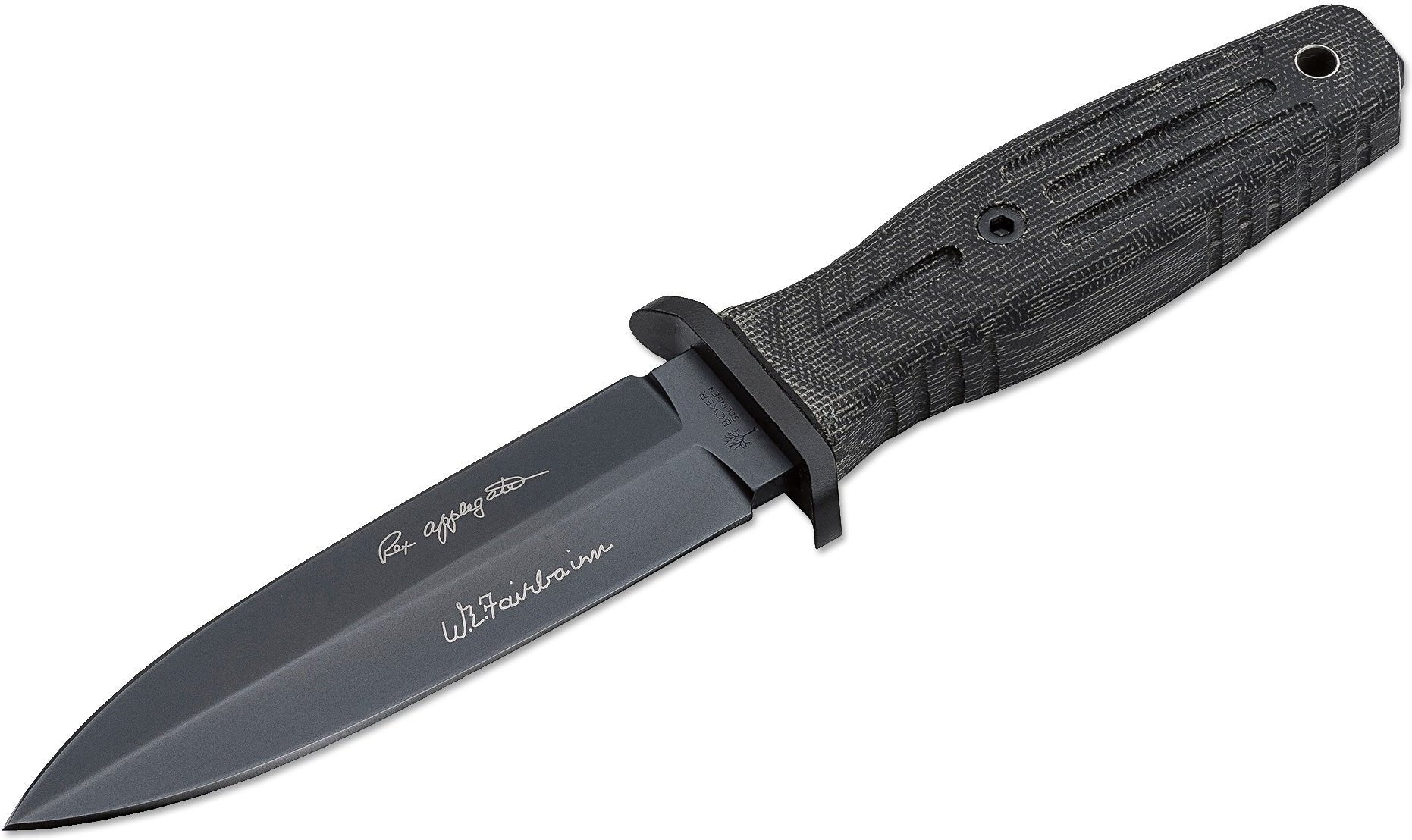 Boker - Applegate-Fairbairn A-F 4.5 Fixed Blade Knife Black - 121644