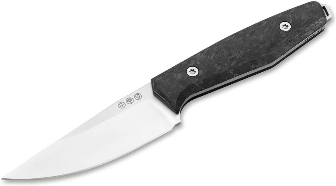 Boker - Daily Knives AK1 Droppoint CF Fixed Blade Knife - 126502