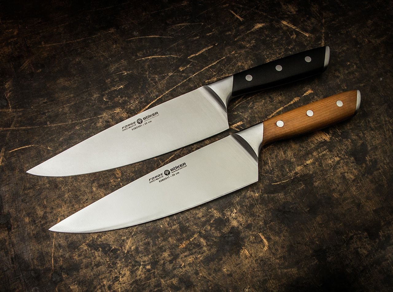 Boker - Forge Chef Knife with Maple Handle - 03BO511