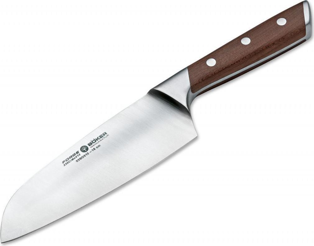 Boker - Forge Santoku Knife with Maple Handle - 03BO512