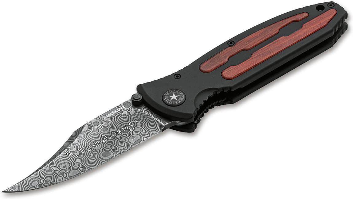 Boker - Kalashnikov Bayonet Damast Pocket Knife - 11KAL48DAM