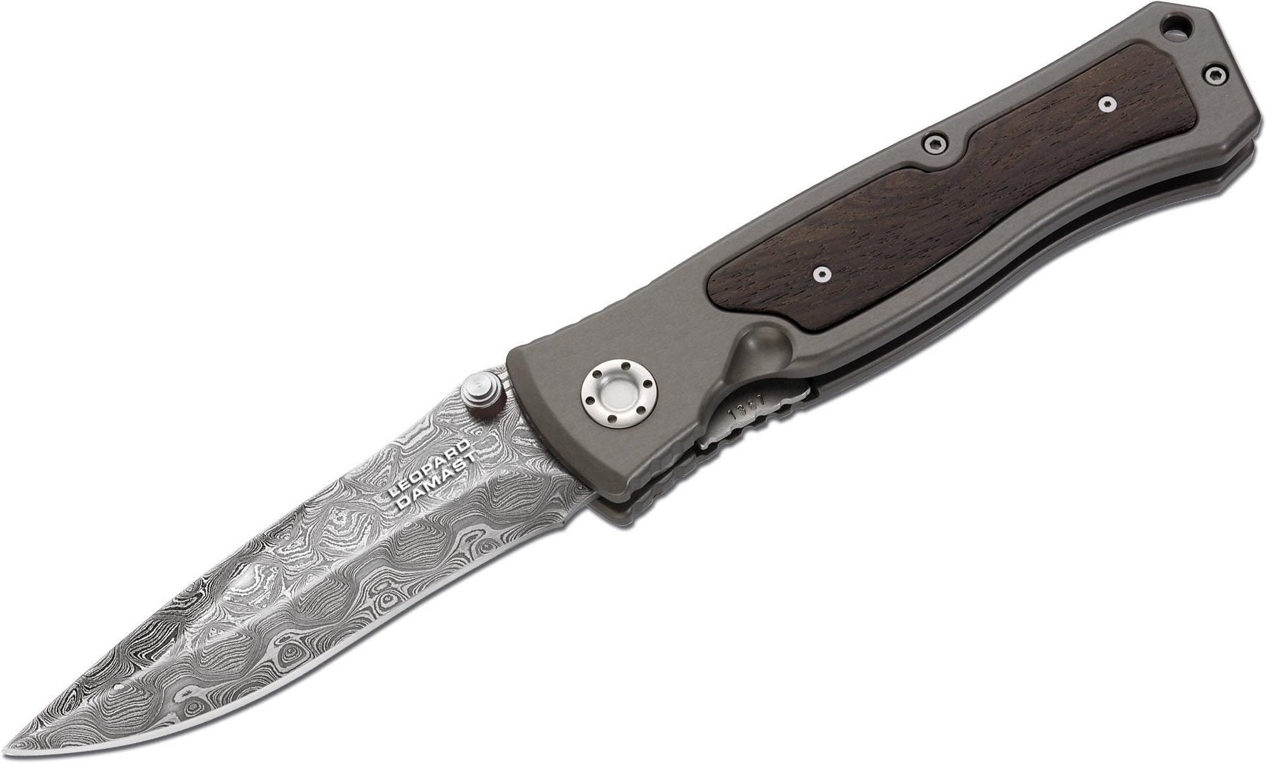 Boker - Leopard-Damascus II Pocket Knife - 111054DAM